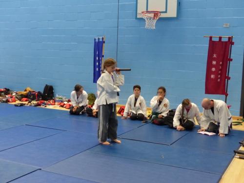 junior doing kata