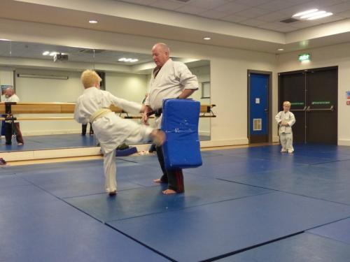 junior kicking